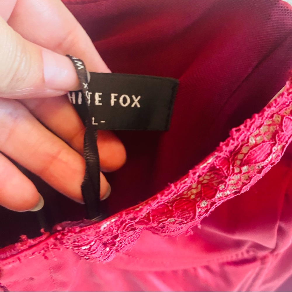 White Fox NWT Pour It Up Bustier Wine - Picture 8 of 8